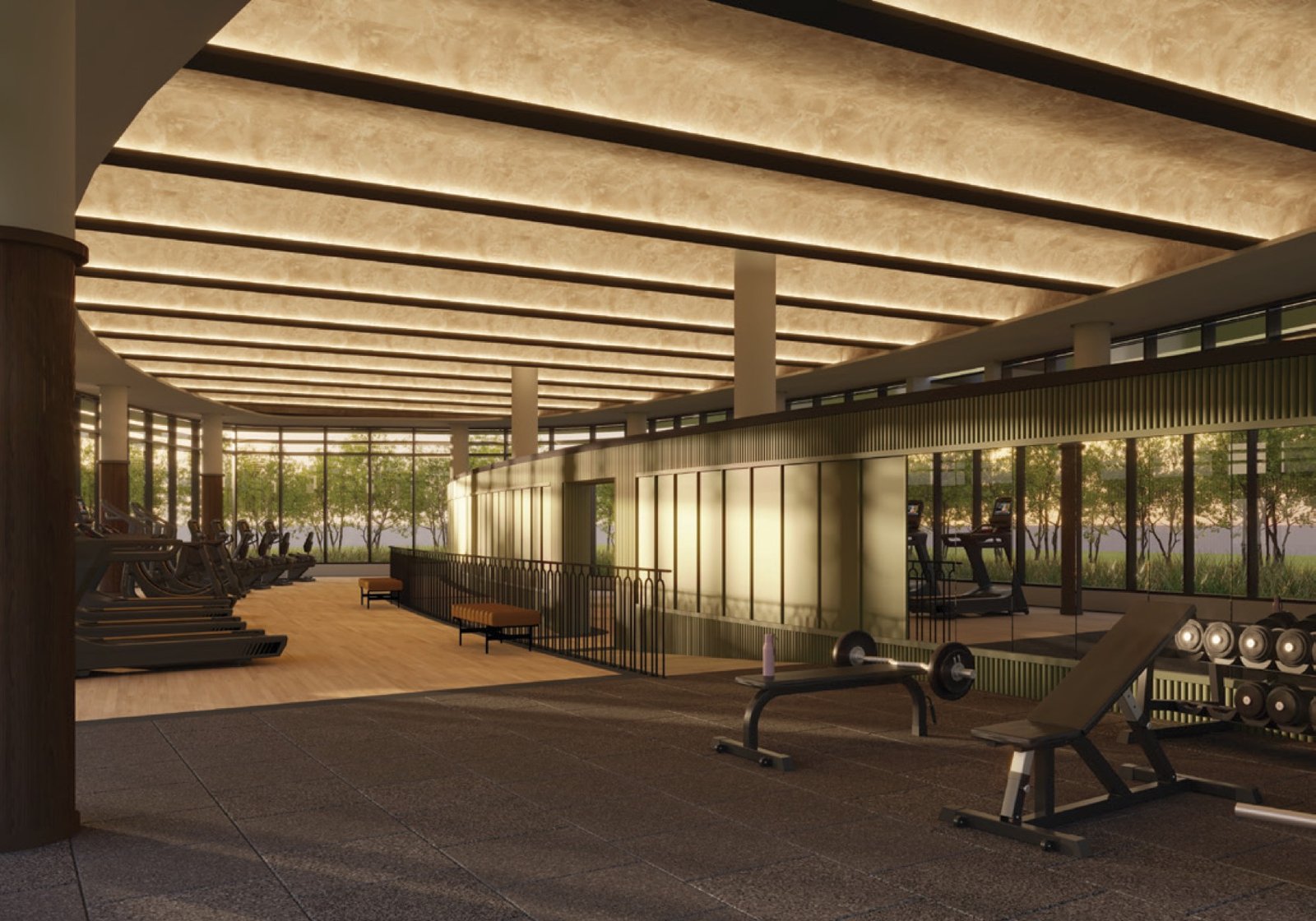 Fitness Lab at Andabreeze Residences, artist's impression