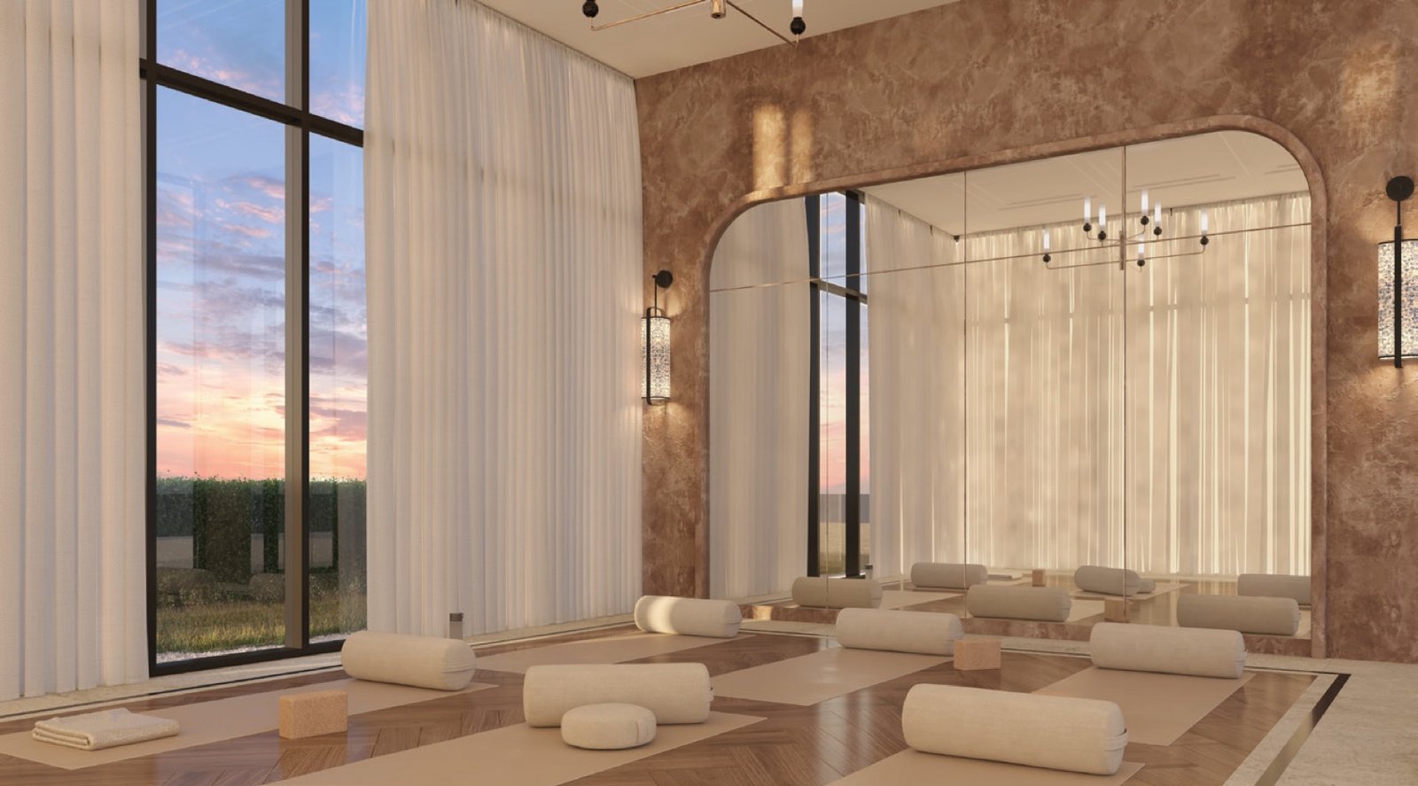 Yoga & Wellness Studio at Andabreeze Residences, artist's impression